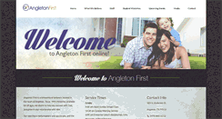 Desktop Screenshot of angletonfirst.org